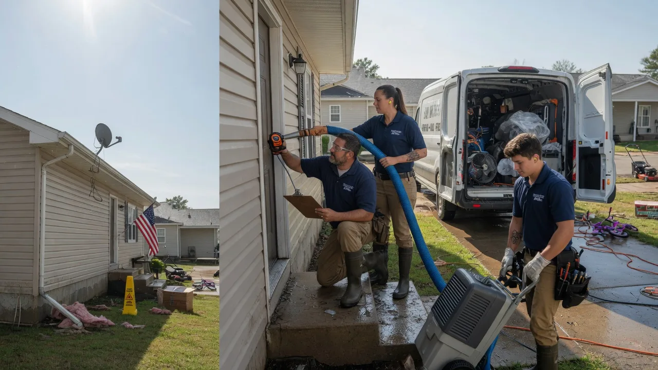Ceiling Water Damage Restoration in Atoka, OK near me